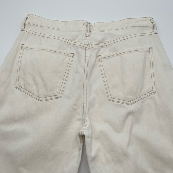 Citizens of Humanity | Off White Ecru Gaucho Wide Leg Crop Jeans 29 - Picture 12 of 14